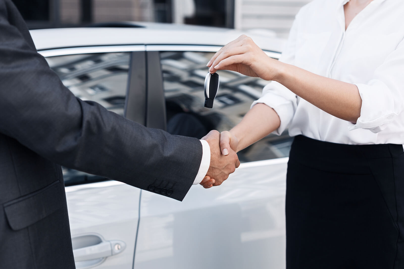 Buying New Car Handshake